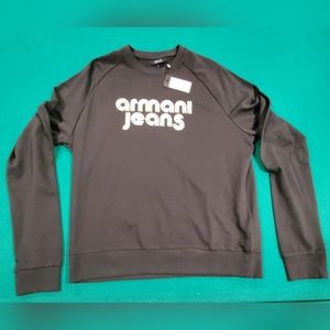 Mens Armani Jeans Long Sleeve Tee 2XL New